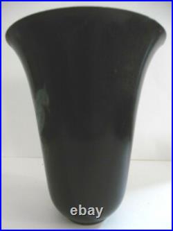 VASQUE LAMPE Art Déco métal Perruche Oiseau paradis Vintage