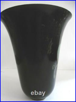 VASQUE LAMPE Art Déco métal Perruche Oiseau paradis Vintage