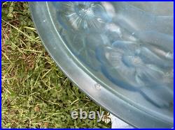 VASQUE Lustre Lampe ART DECO signee Degué