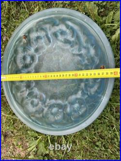 VASQUE Lustre Lampe ART DECO signee Degué