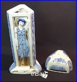 Veilleuse lampe brûle-parfum art déco 2,2kg43cm DUCHAUSSY BERGER femme 1900