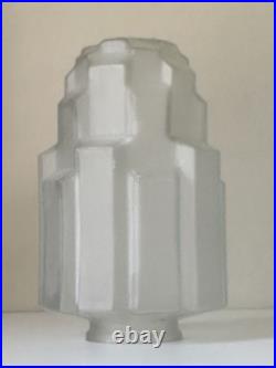 Verre Skyscraper Building Art Déco 1930 Lampe