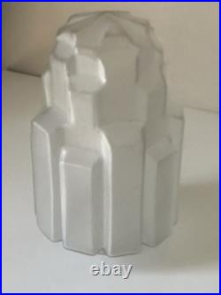 Verre Skyscraper Building Art Déco 1930 Lampe