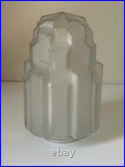 Verre Skyscraper Building Art Déco 1930 Lampe