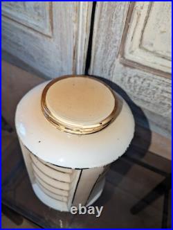 Verre de lampe ART DECO moderniste SKYCRAPER BUILDING 1930 rose pastel